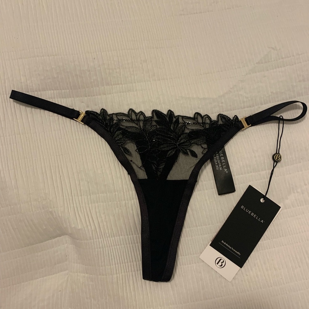 Bluebella Black Thong